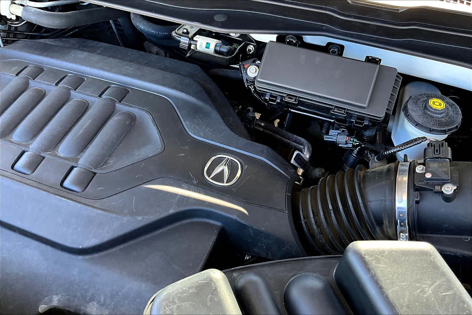 2017 Acura MDX w/Advance Pkg White Diamond Pearl at Sterling McCall Acura