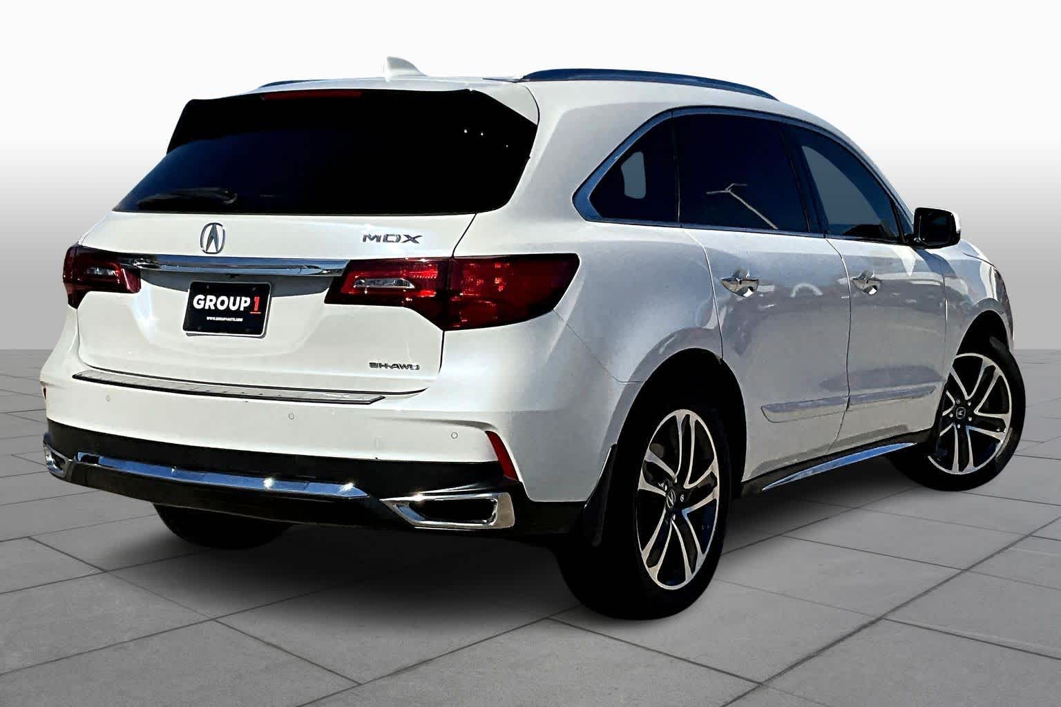 2017 Acura MDX w/Advance Pkg White Diamond Pearl at Sterling McCall Acura