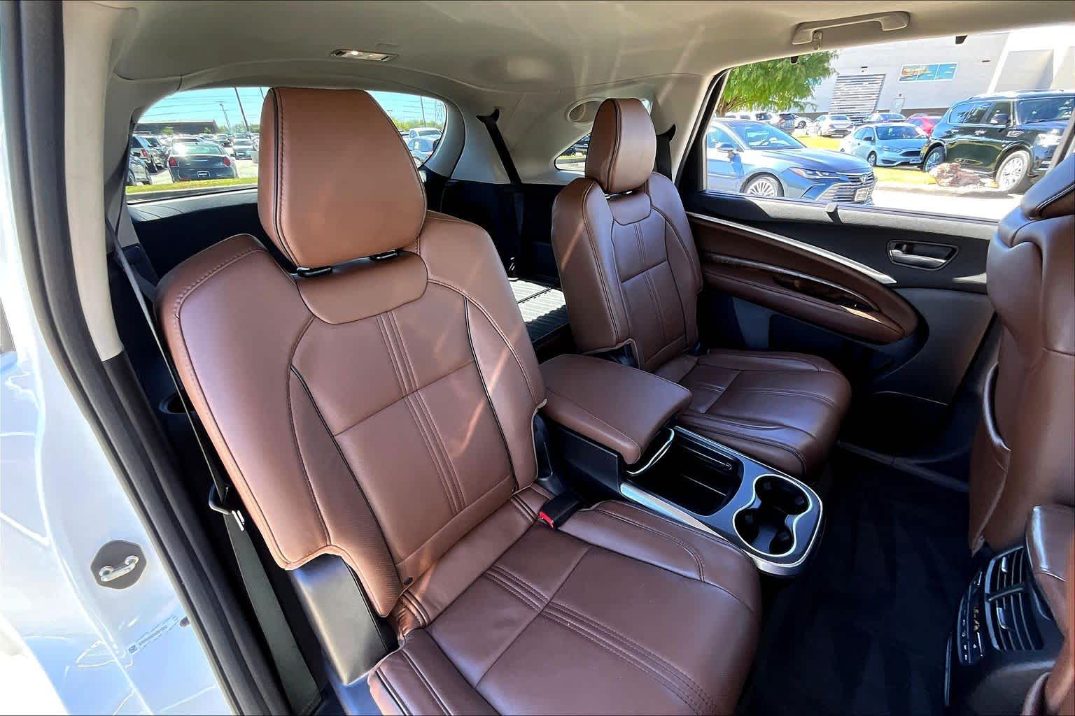 2017 Acura MDX w/Advance Pkg White Diamond Pearl at Sterling McCall Acura