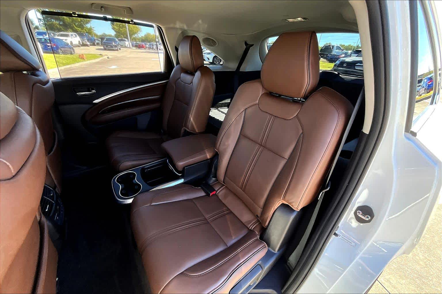 2017 Acura MDX w/Advance Pkg White Diamond Pearl at Sterling McCall Acura