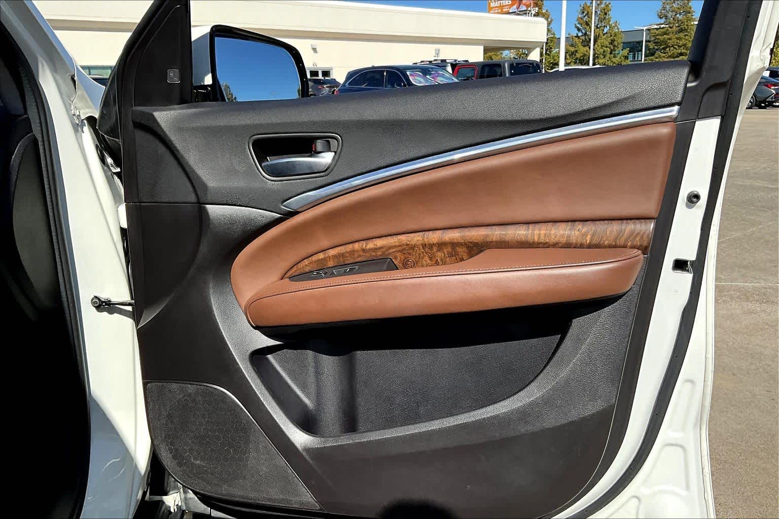 2017 Acura MDX w/Advance Pkg White Diamond Pearl at Sterling McCall Acura