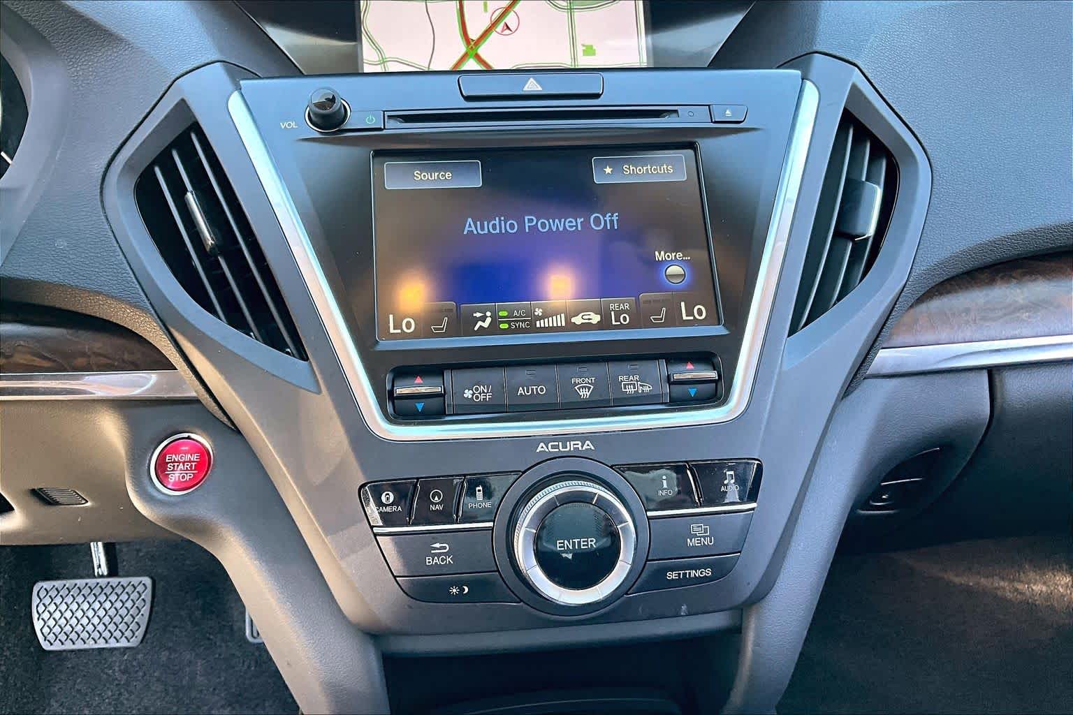 2017 Acura MDX w/Advance Pkg White Diamond Pearl at Sterling McCall Acura