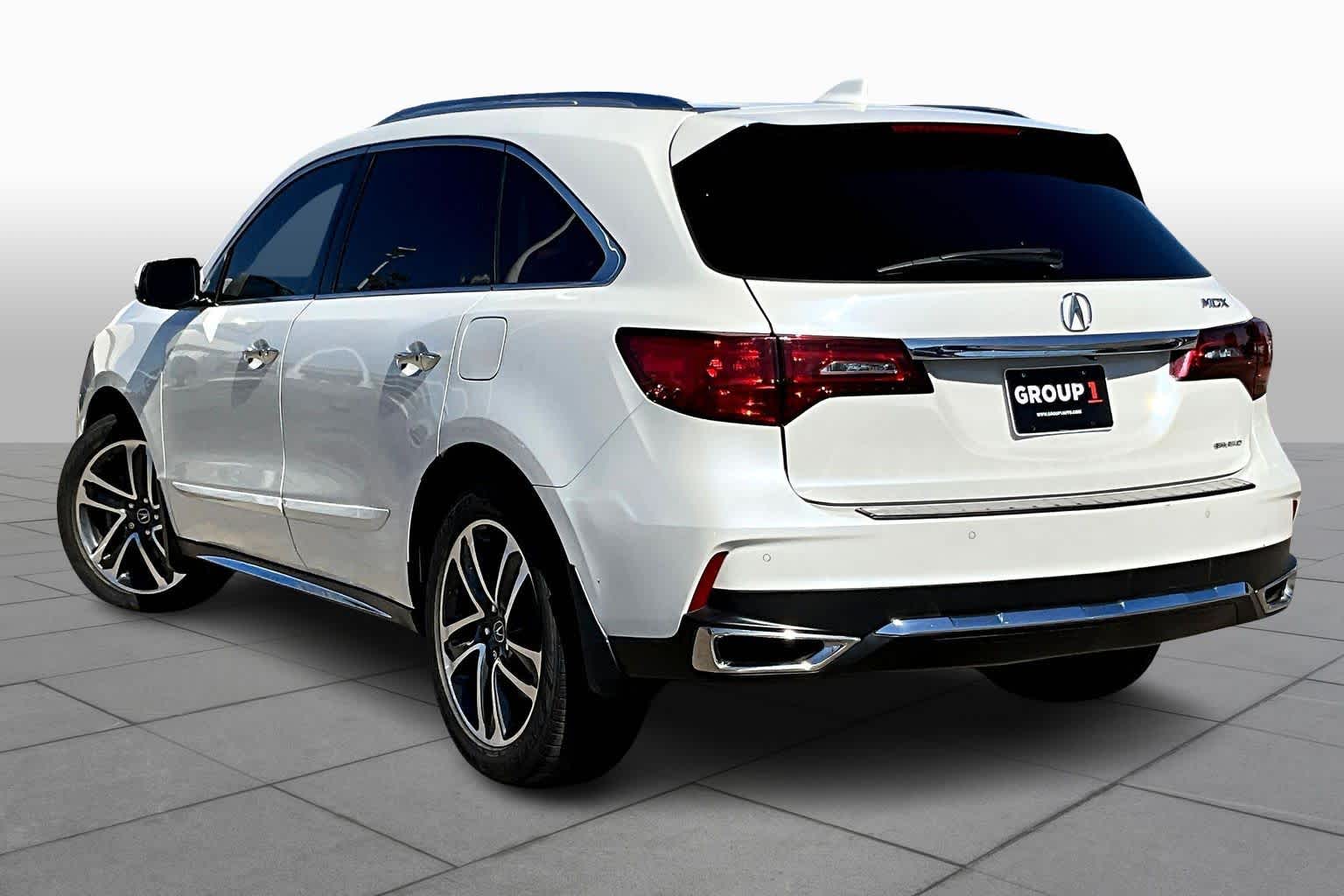 2017 Acura MDX w/Advance Pkg White Diamond Pearl at Sterling McCall Acura