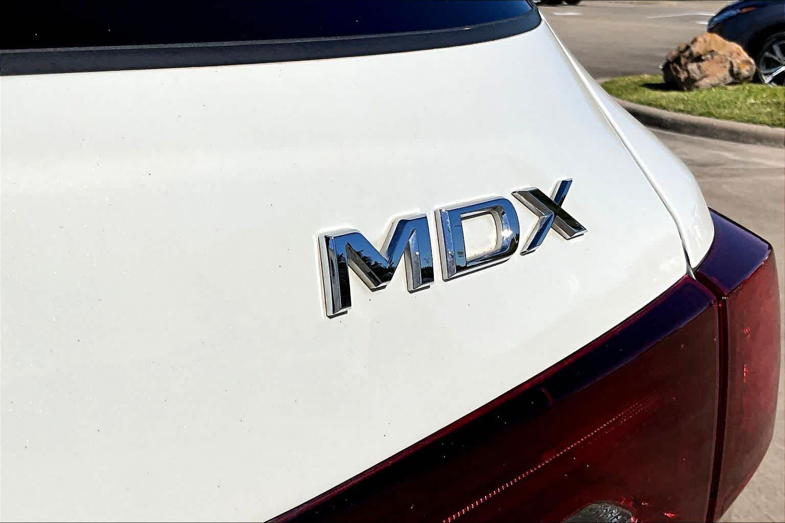 2017 Acura MDX w/Advance Pkg White Diamond Pearl at Sterling McCall Acura