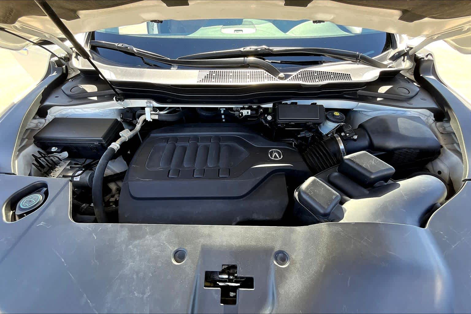 2017 Acura MDX w/Advance Pkg White Diamond Pearl at Sterling McCall Acura