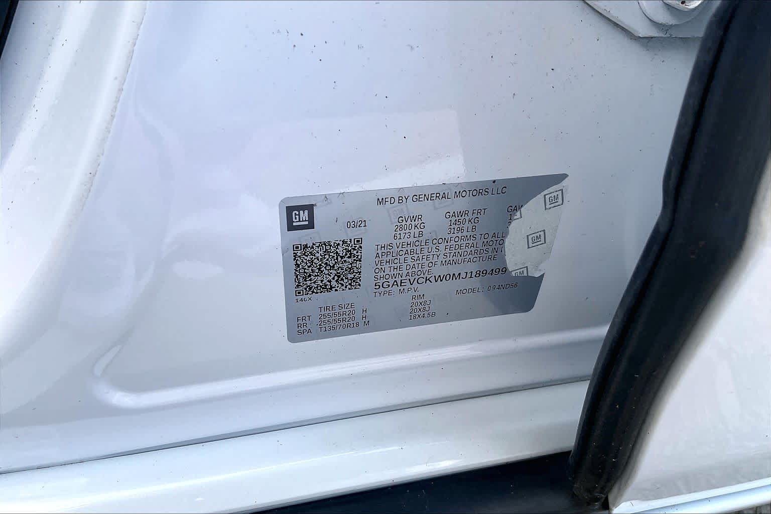 2021 Buick Enclave Avenir White Frost Tricoat at AutoNation USA Houston