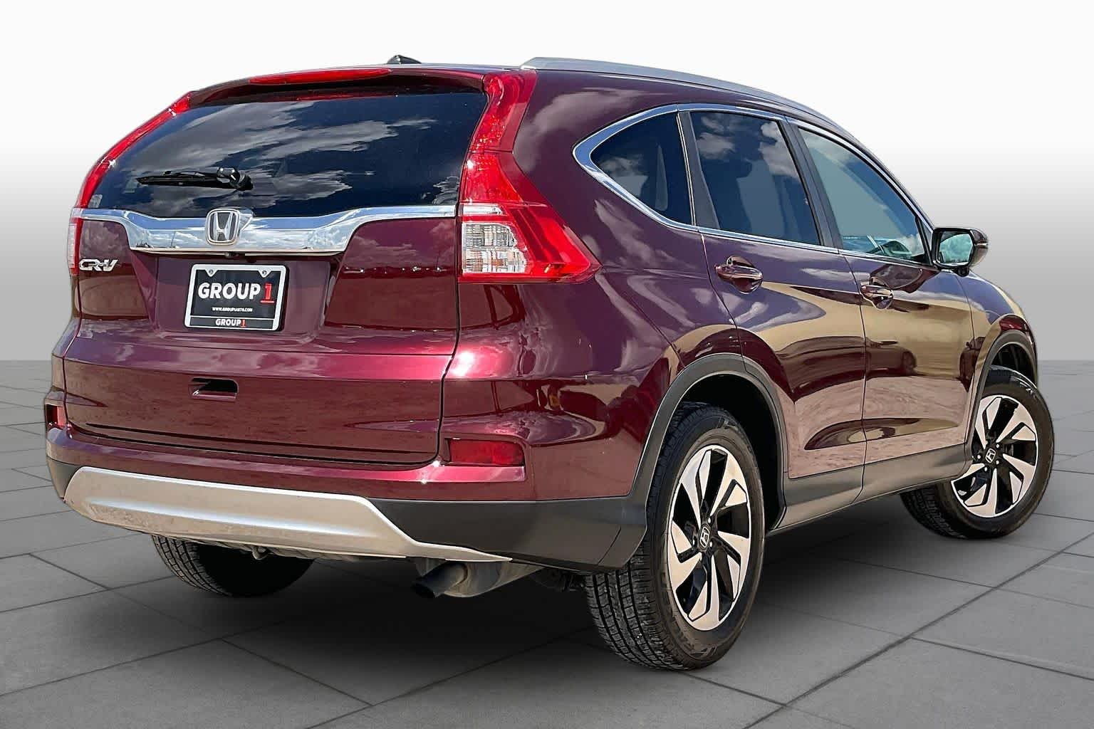 2015 Honda CR-V Touring Basque Red Pearl II at Lexus Southwest Houston