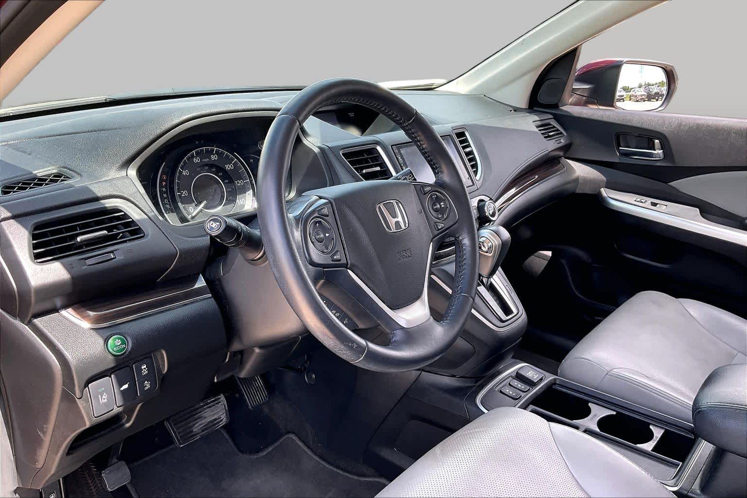 2015 Honda CR-V Touring Basque Red Pearl II at Lexus Southwest Houston
