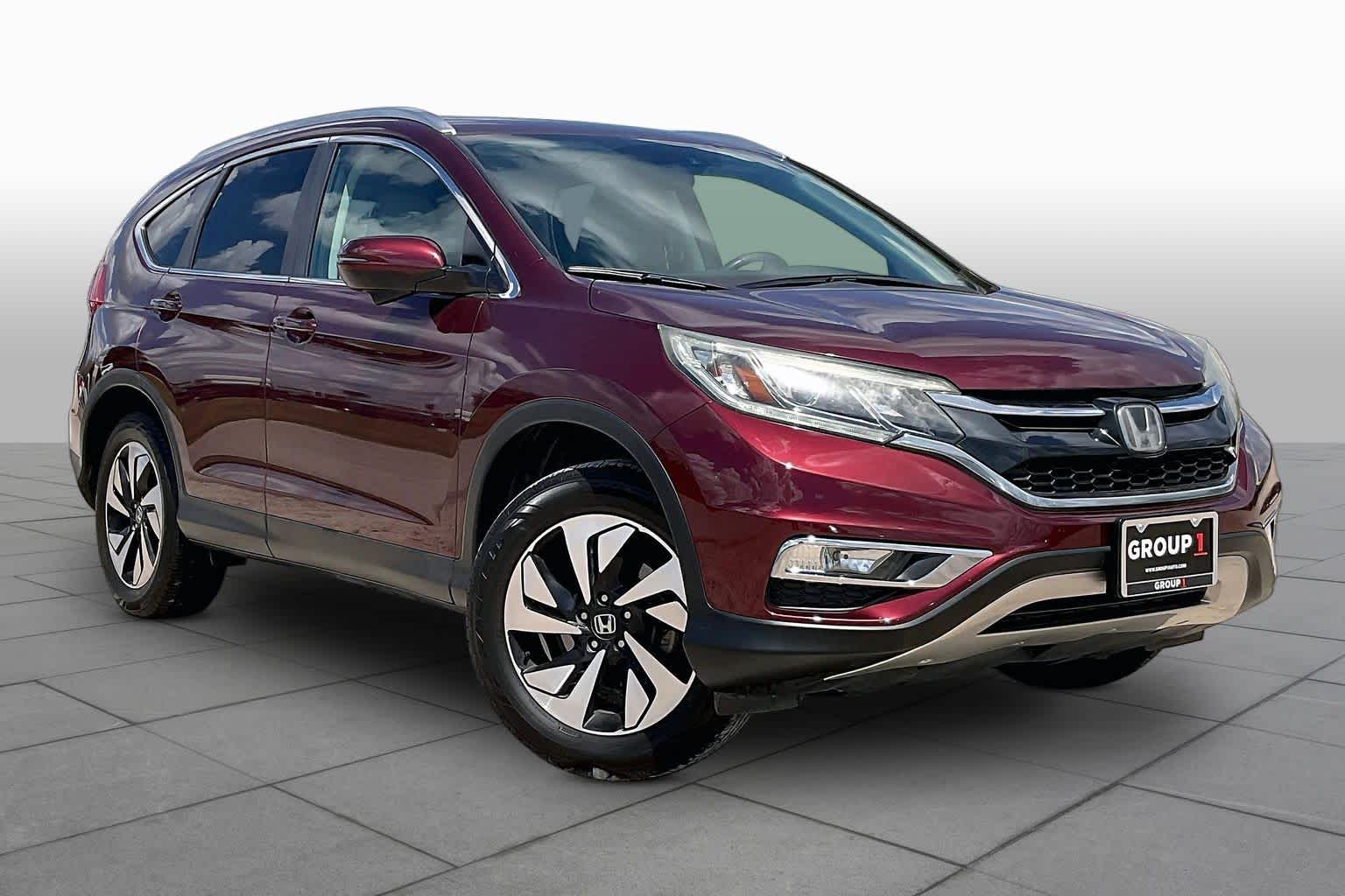 2015 Honda CR-V Touring Basque Red Pearl II at Lexus Southwest Houston