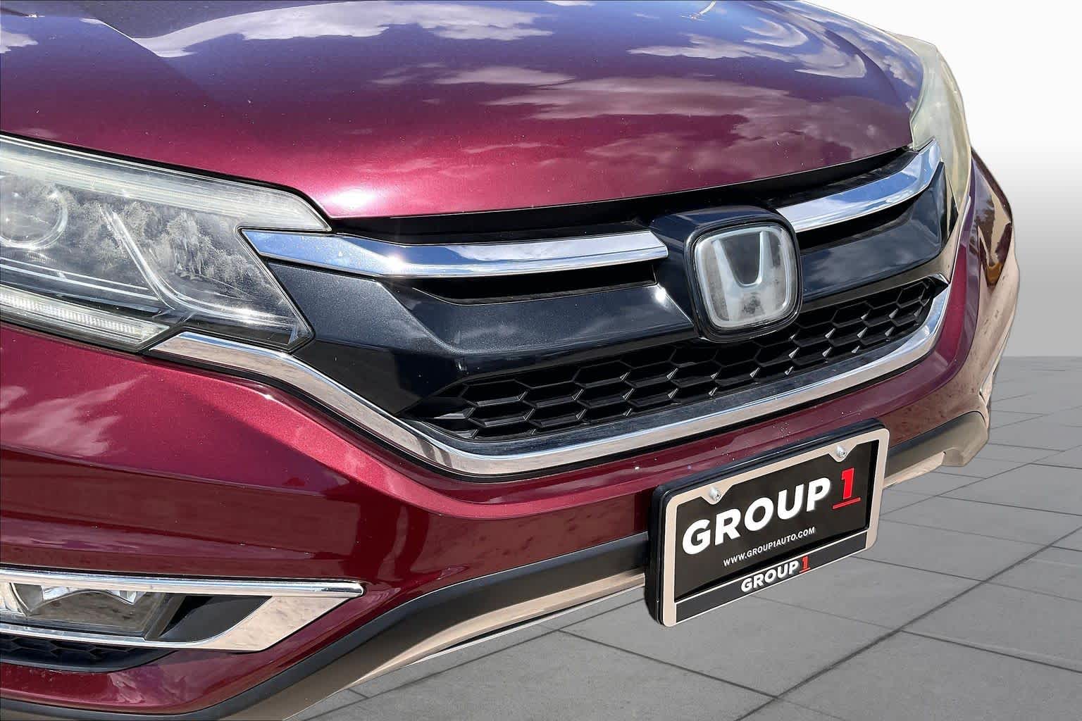 2015 Honda CR-V Touring Basque Red Pearl II at Lexus Southwest Houston