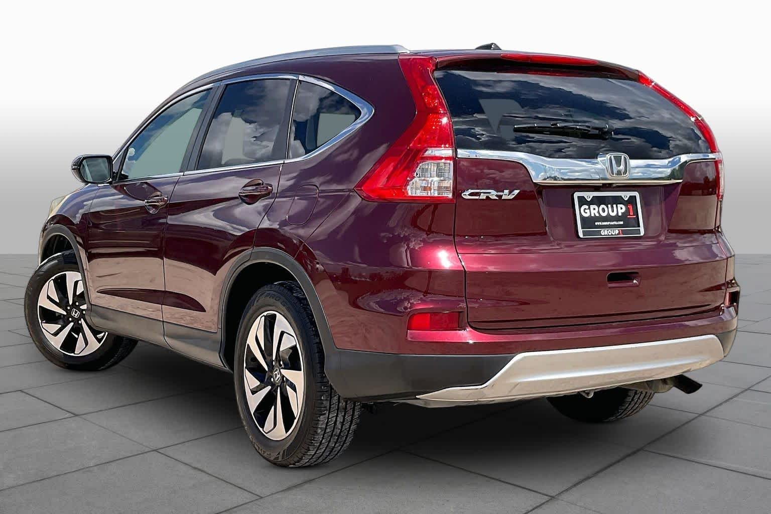 2015 Honda CR-V Touring Basque Red Pearl II at Lexus Southwest Houston