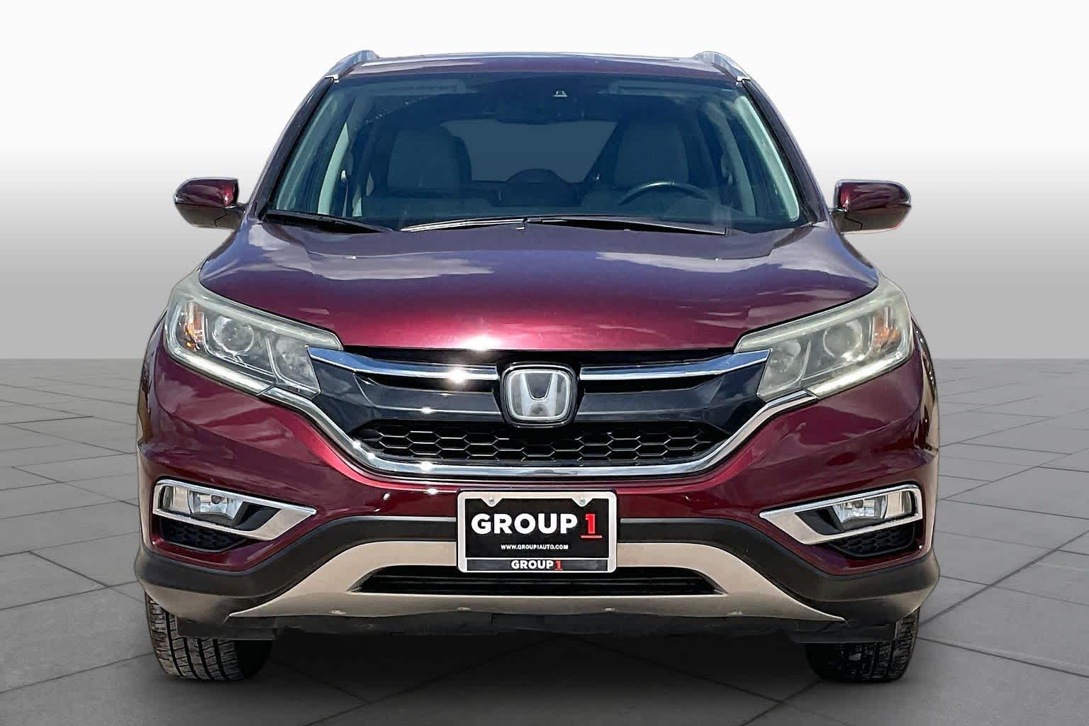 2015 Honda CR-V Touring Basque Red Pearl II at Lexus Southwest Houston