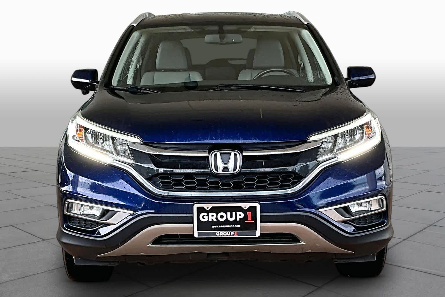 2016 Honda CR-V EX-L Obsidian Blue Pearl at Auto Boutique Texas
