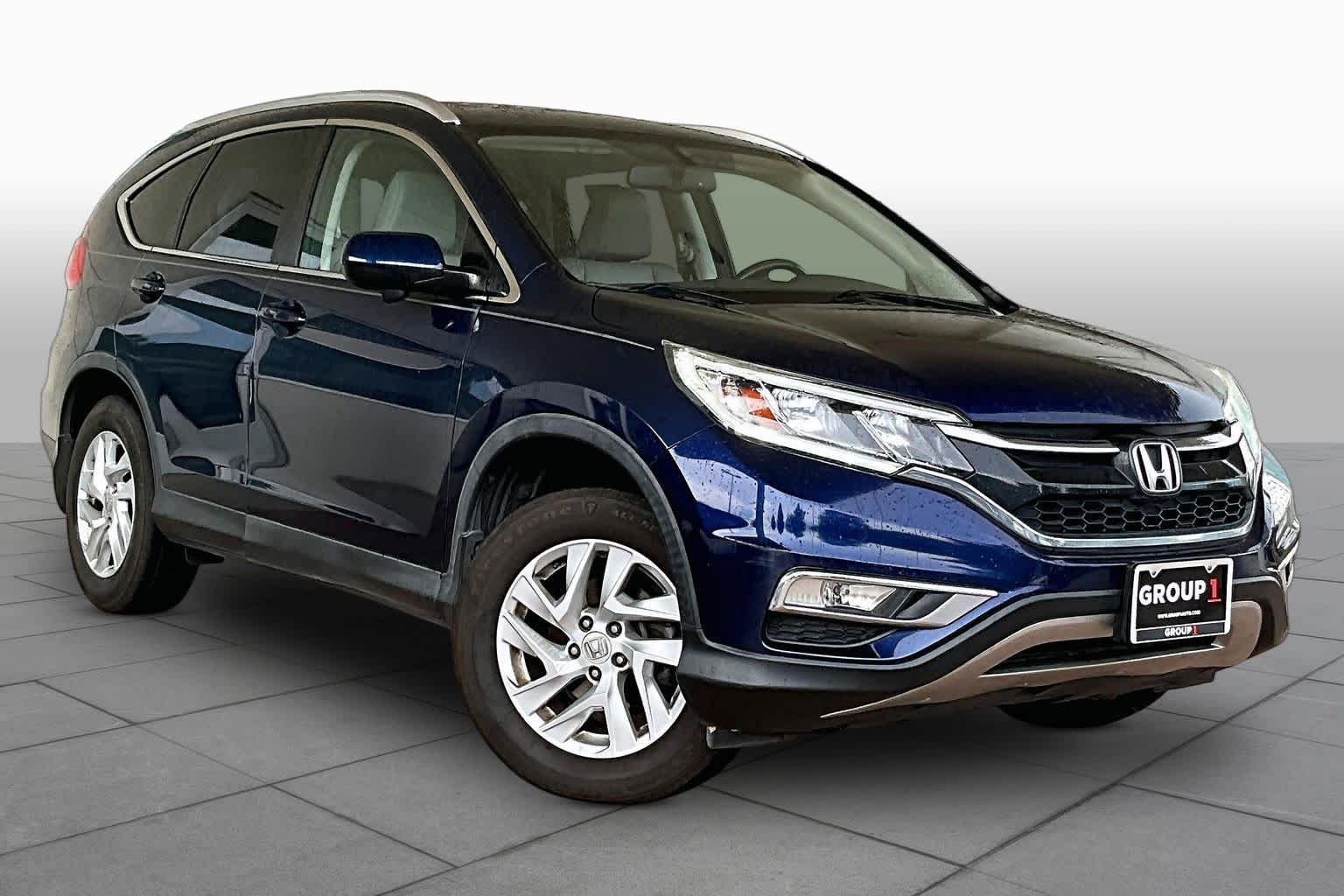2016 Honda CR-V EX-L Obsidian Blue Pearl at Auto Boutique Texas