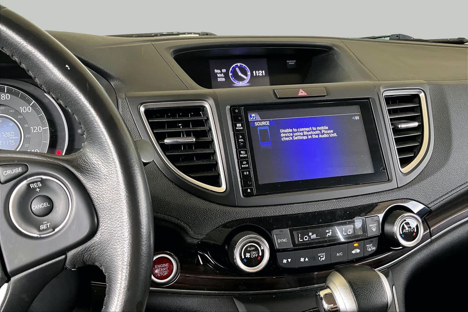 2016 Honda CR-V EX-L Obsidian Blue Pearl at Auto Boutique Texas