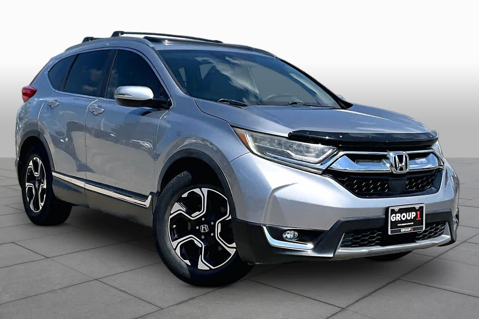 2017 Honda CR-V Touring Lunar Silver Metallic at Mac Haik CDJR North Houston