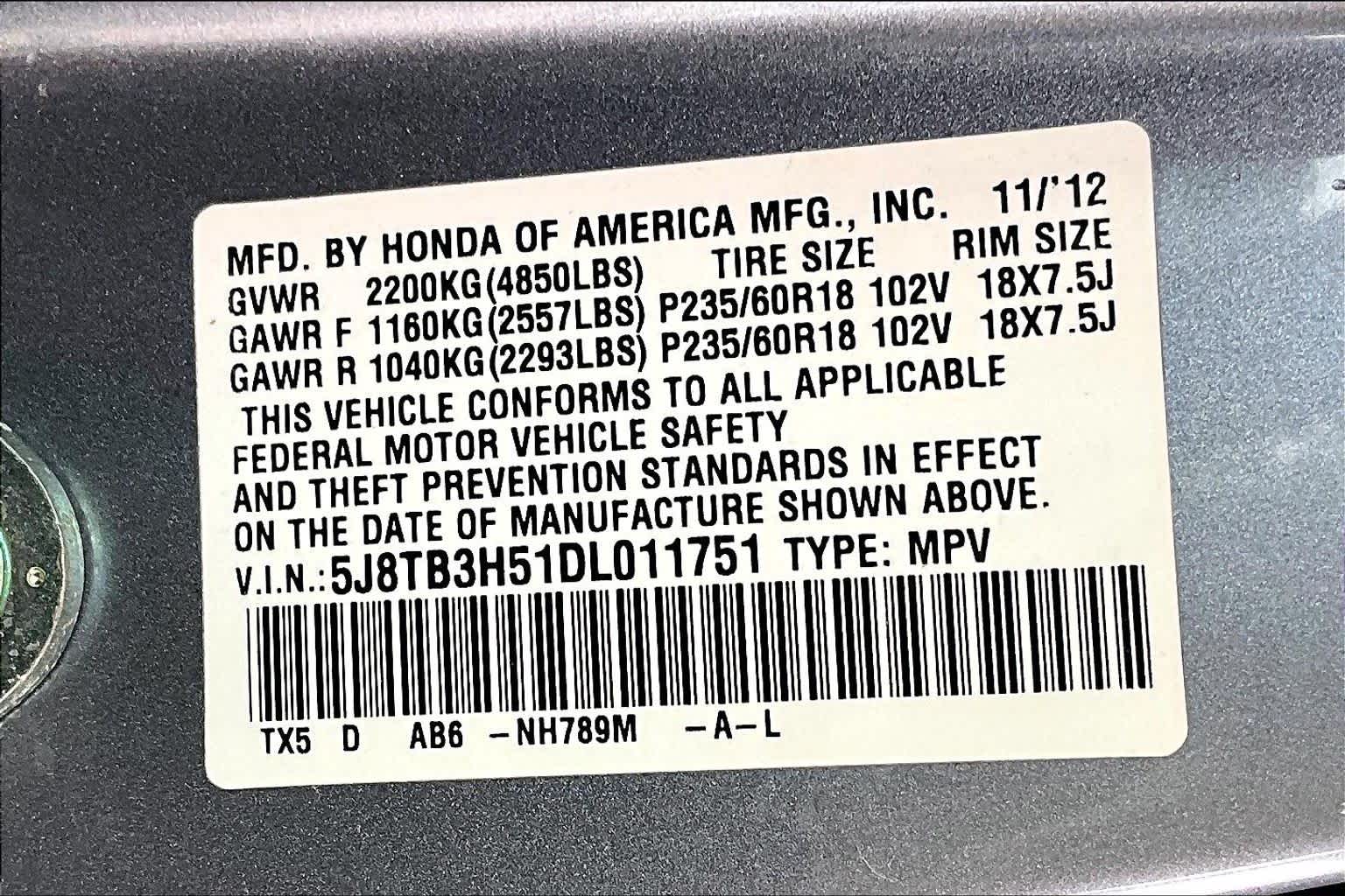 2013 Acura RDX Tech Pkg Forged Silver Metallic at Group 1 Toyota Southwest