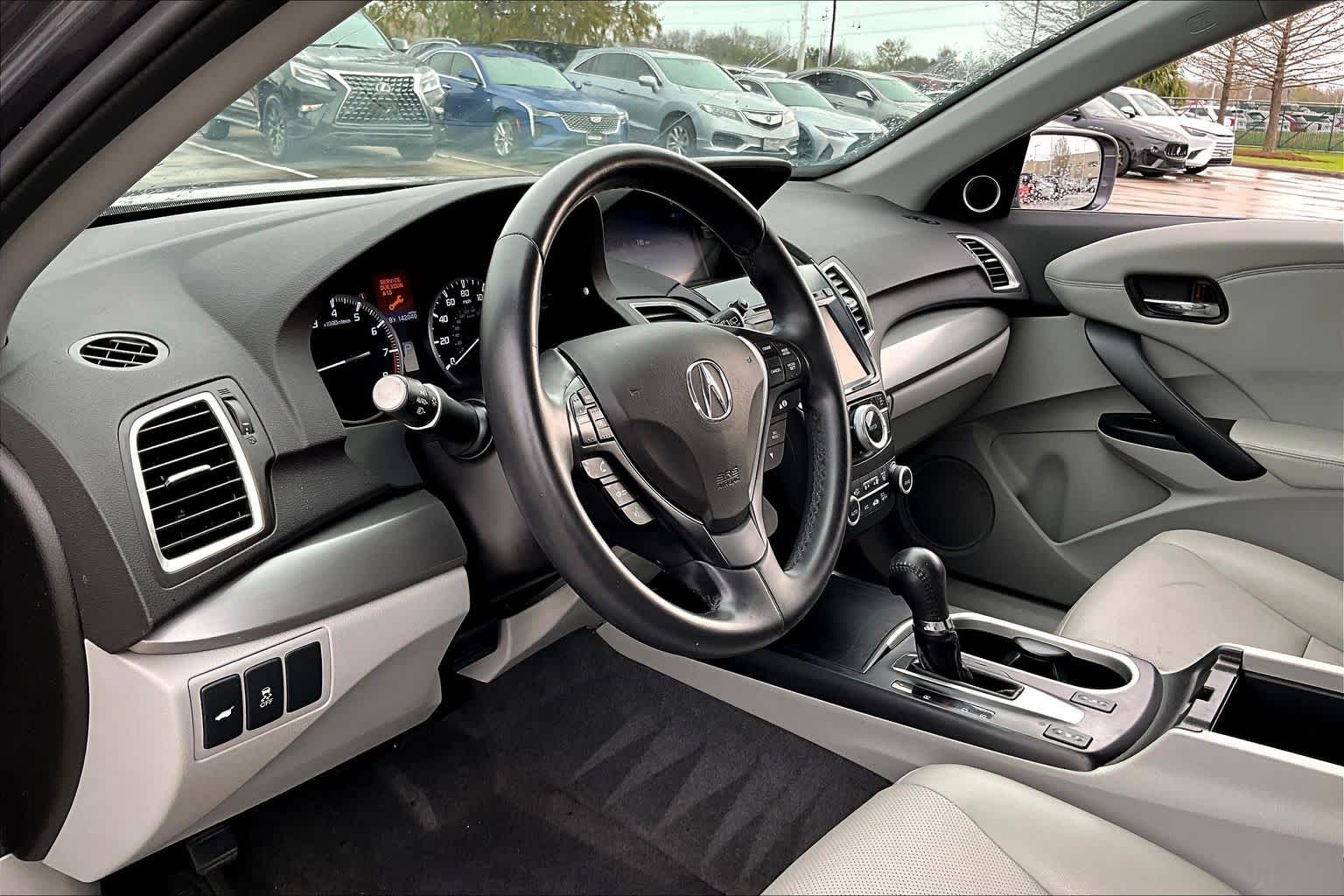 2017 Acura RDX w/Technology Pkg Lunar Silver Metallic at Sterling McCall Acura