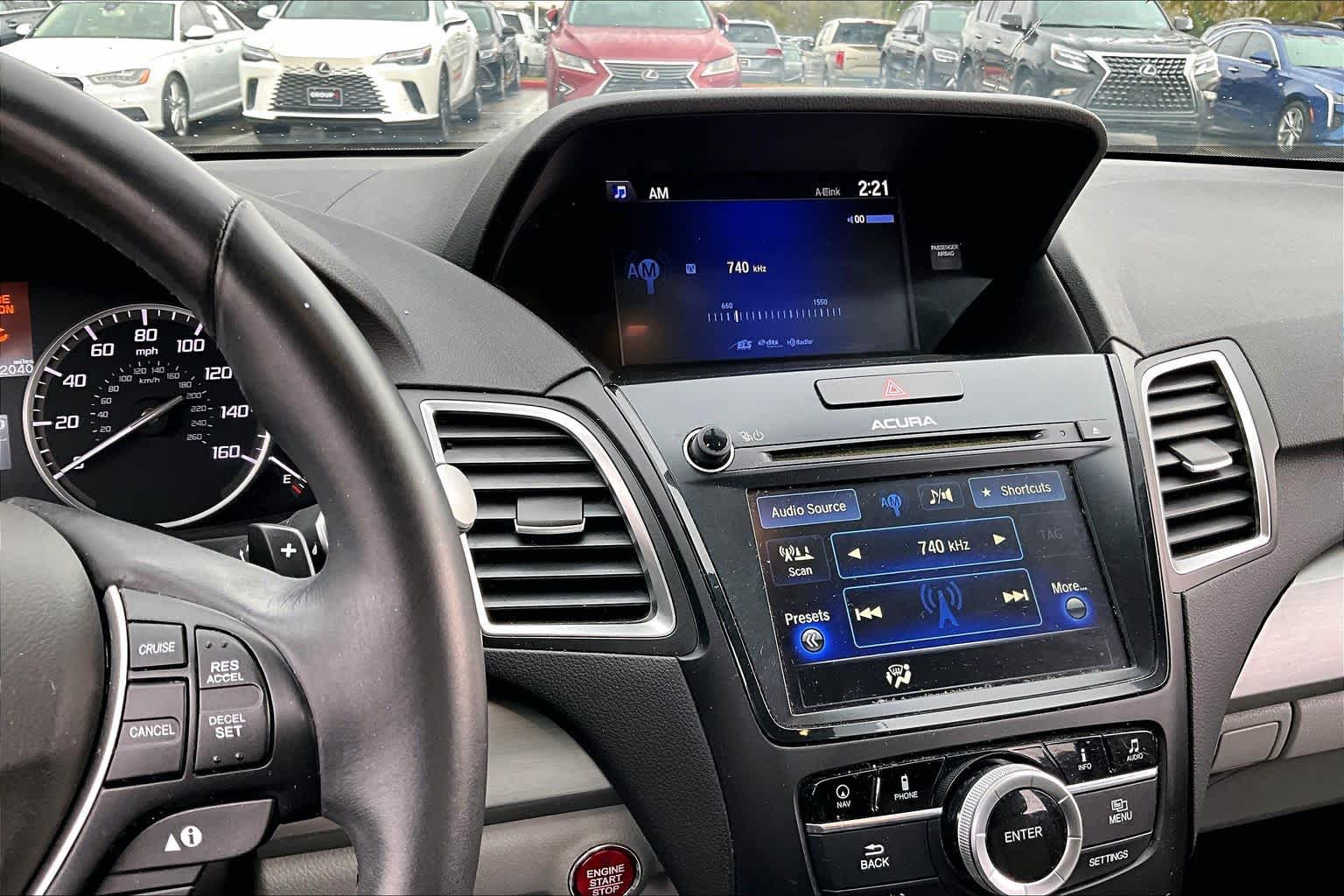 2017 Acura RDX w/Technology Pkg Lunar Silver Metallic at Sterling McCall Acura