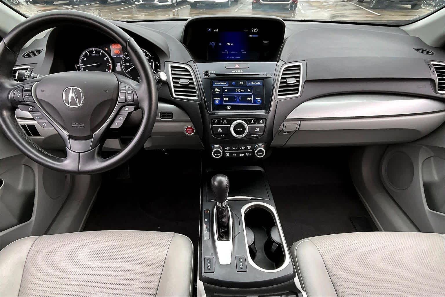 2017 Acura RDX w/Technology Pkg Lunar Silver Metallic at Sterling McCall Acura