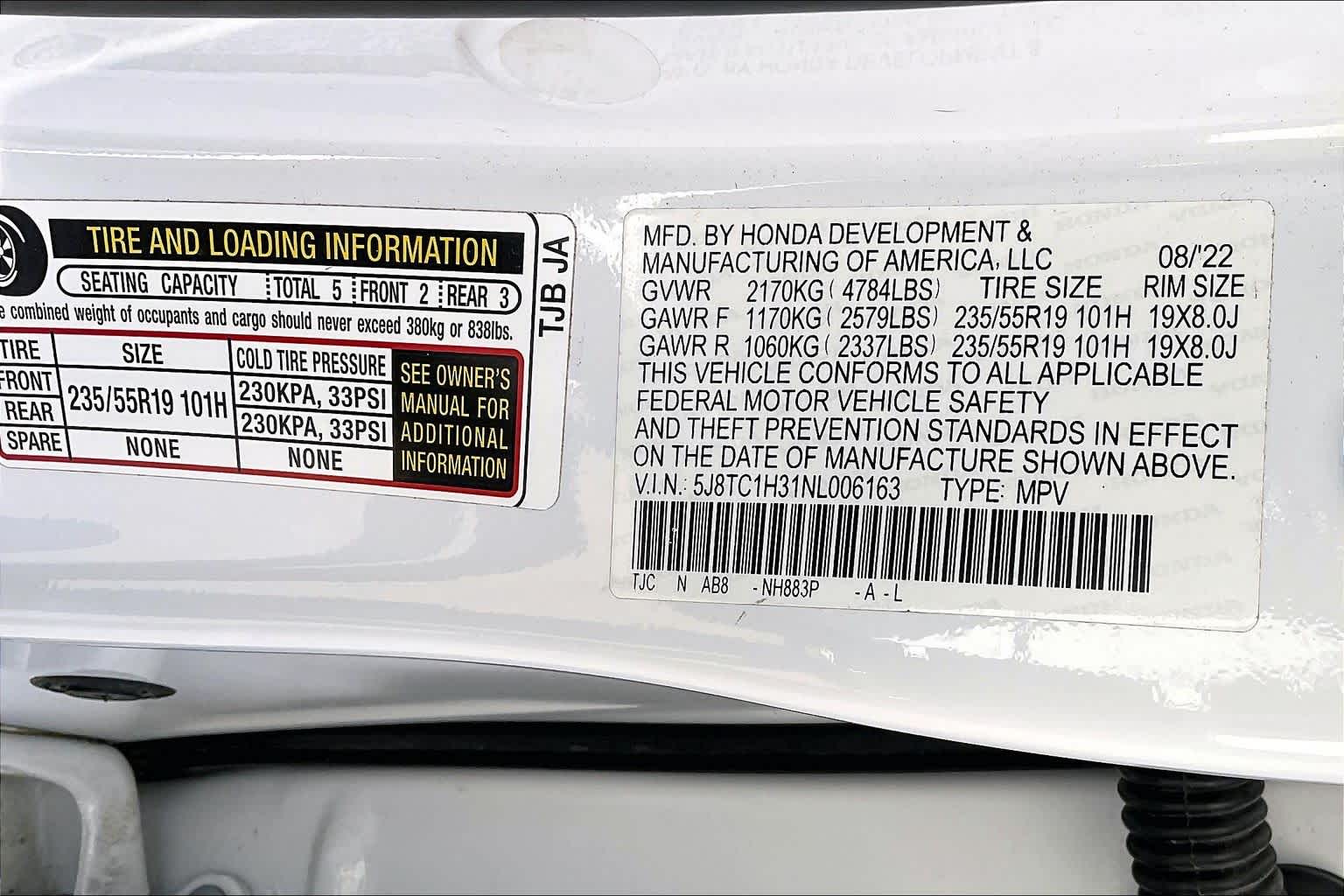 2022 Acura RDX  Platinum White Pearl at Lexus of Clear Lake