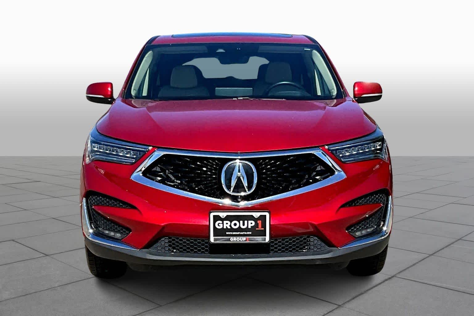 2020 Acura RDX w/Advance Pkg Performance Red Pearl at Sterling McCall Acura