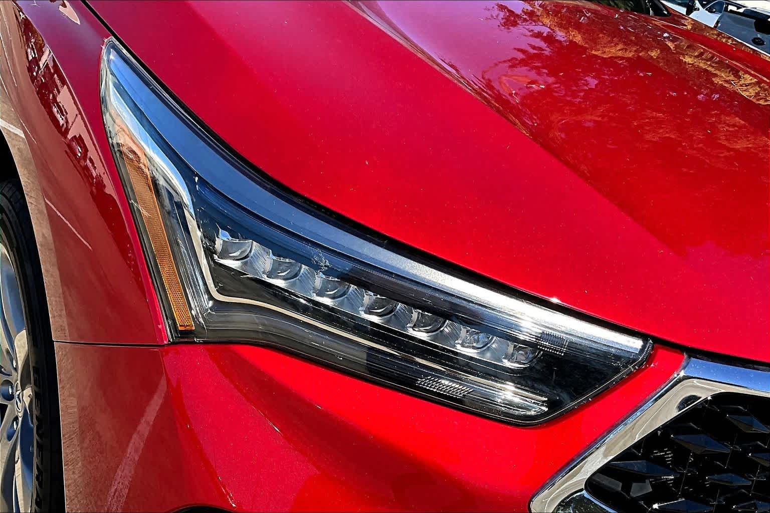 2020 Acura RDX w/Advance Pkg Performance Red Pearl at Sterling McCall Acura
