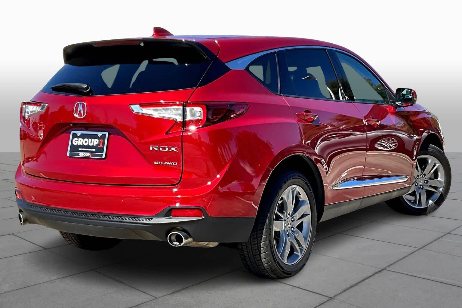 2020 Acura RDX w/Advance Pkg Performance Red Pearl at Sterling McCall Acura
