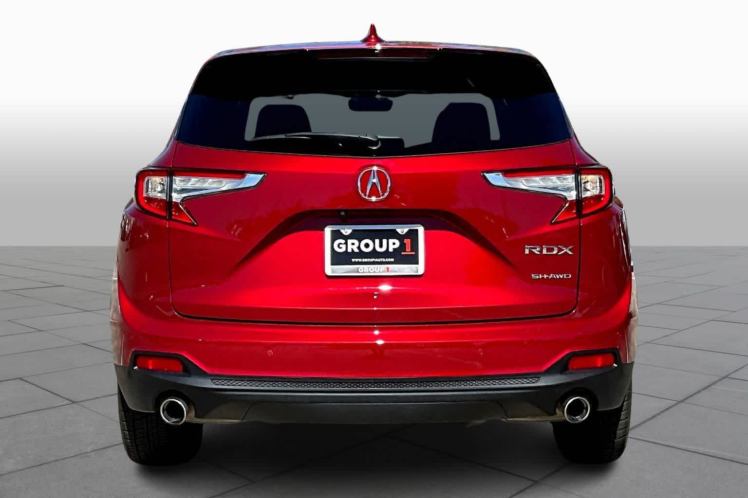 2020 Acura RDX w/Advance Pkg Performance Red Pearl at Sterling McCall Acura