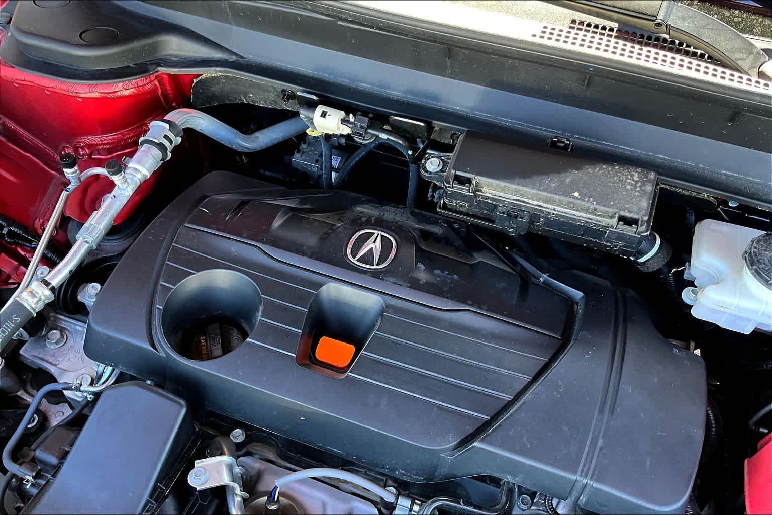 2020 Acura RDX w/Advance Pkg Performance Red Pearl at Sterling McCall Acura