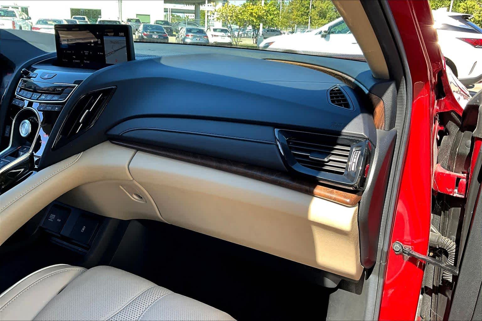 2020 Acura RDX w/Advance Pkg Performance Red Pearl at Sterling McCall Acura