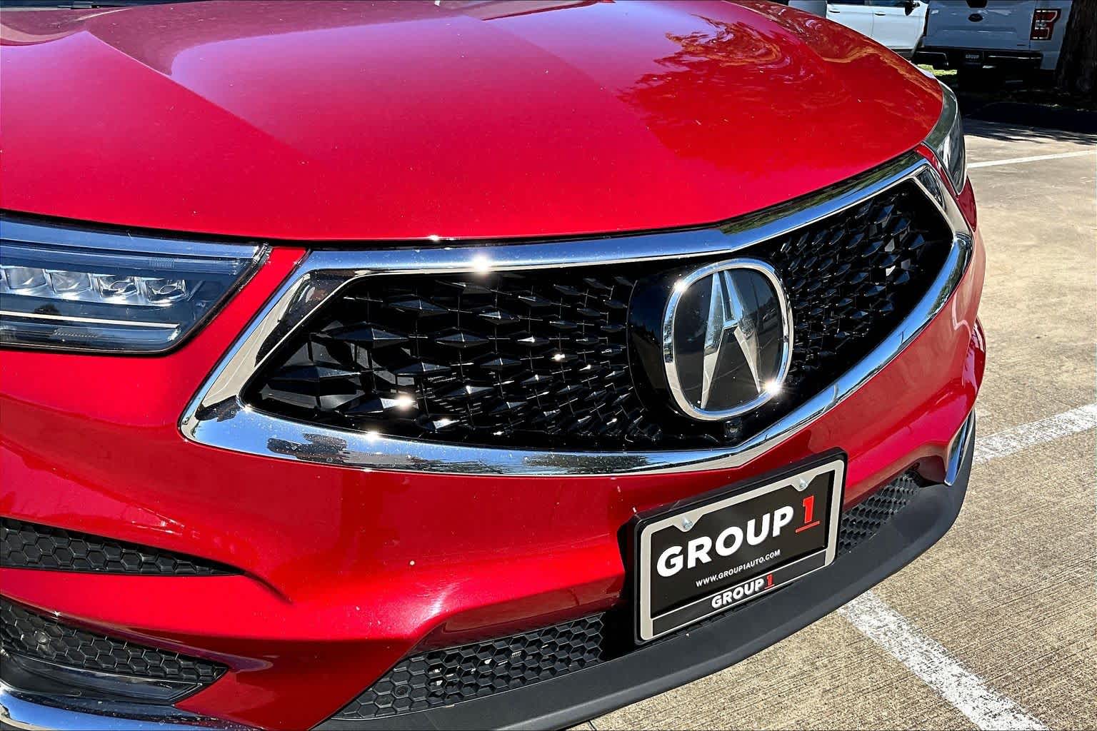 2020 Acura RDX w/Advance Pkg Performance Red Pearl at Sterling McCall Acura