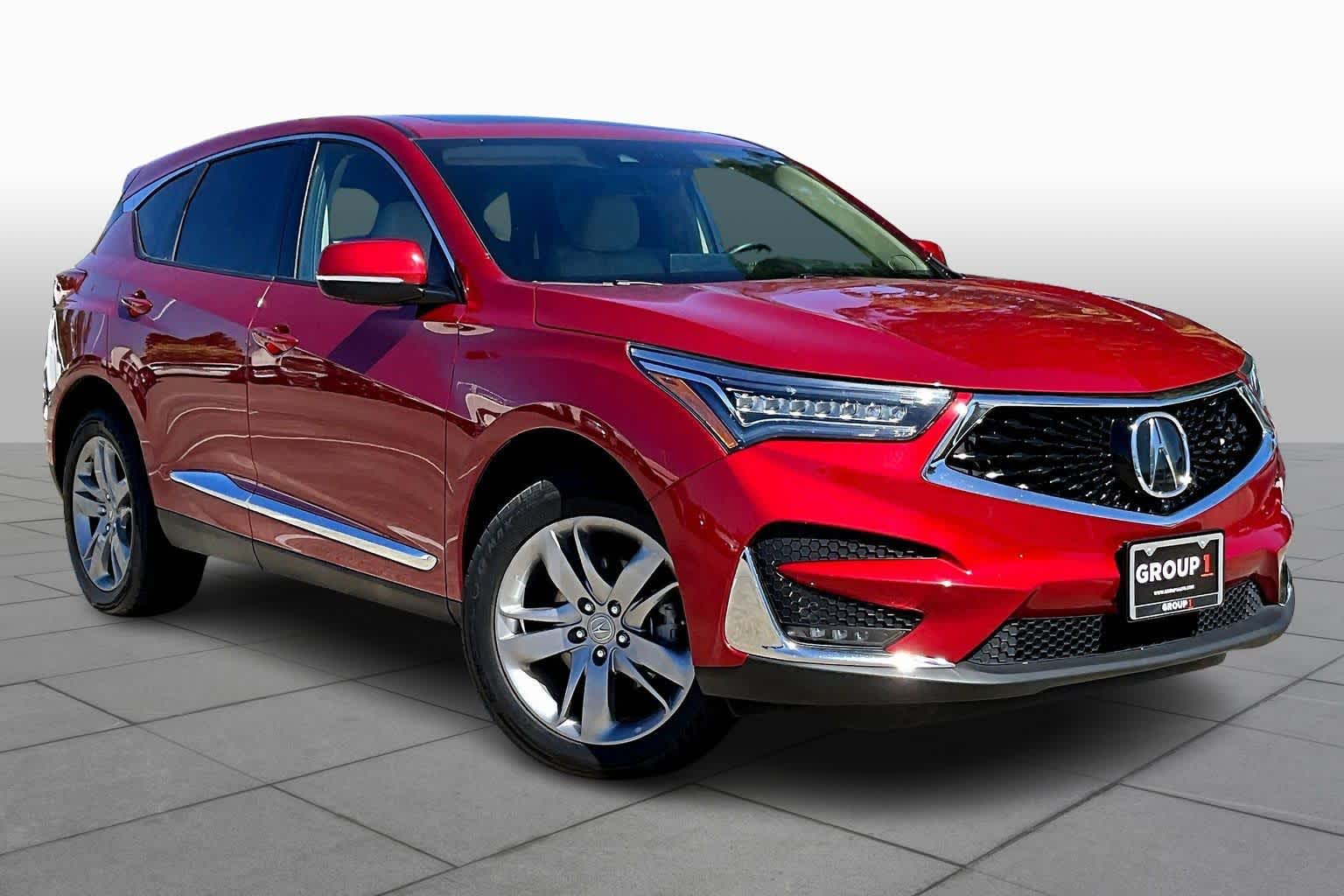 2020 Acura RDX w/Advance Pkg Performance Red Pearl at Sterling McCall Acura