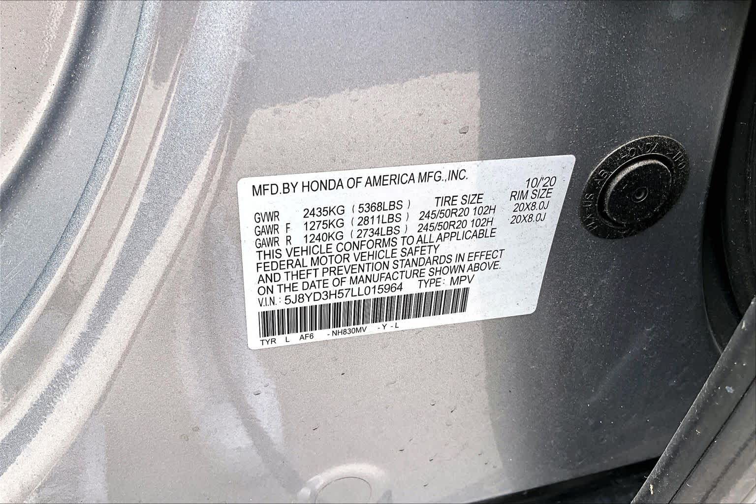 2020 Acura MDX photo 34 of 34