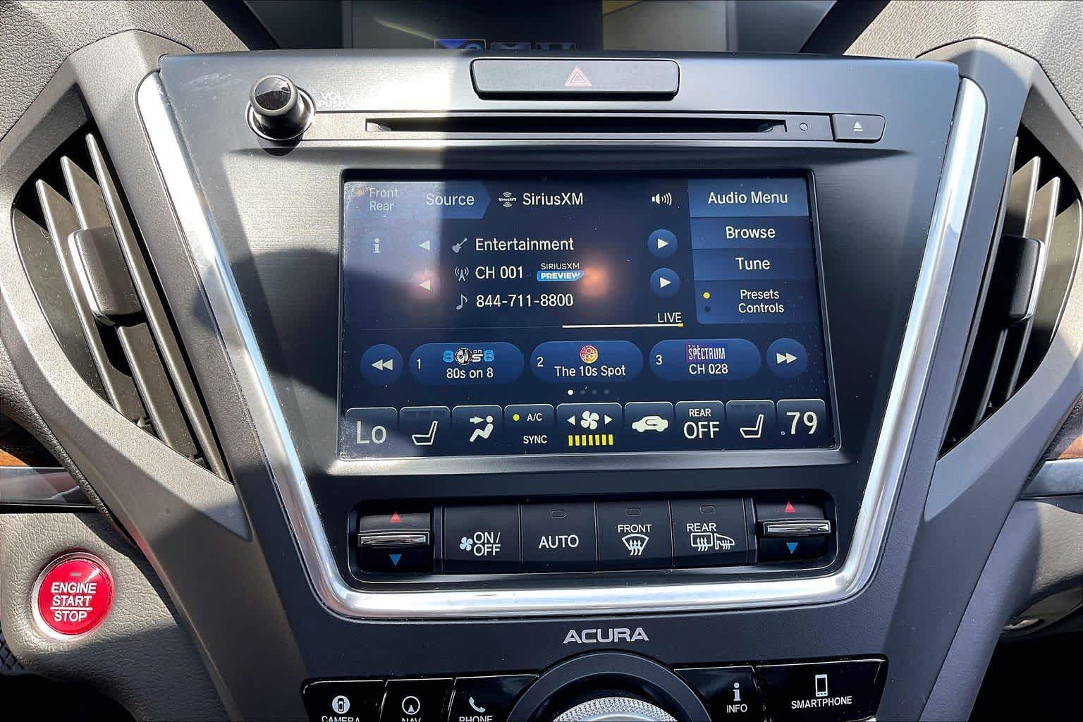 2018 Acura MDX w/Advance/Entertainment Pkg Lunar Silver Metallic at Group 1 Toyota Southwest
