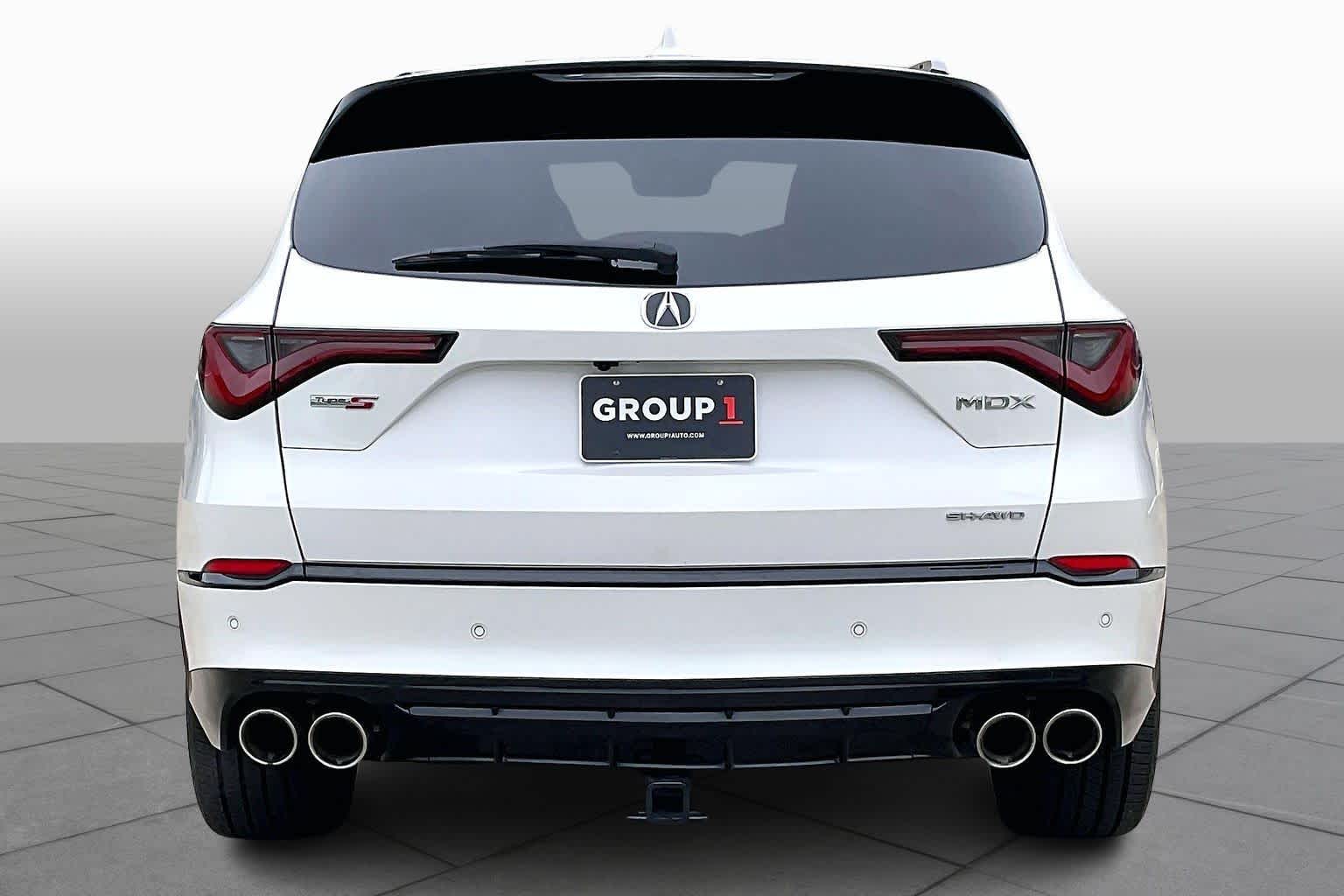 2023 Acura MDX Type S w/Advance Package Platinum White Pearl at Sterling McCall Acura
