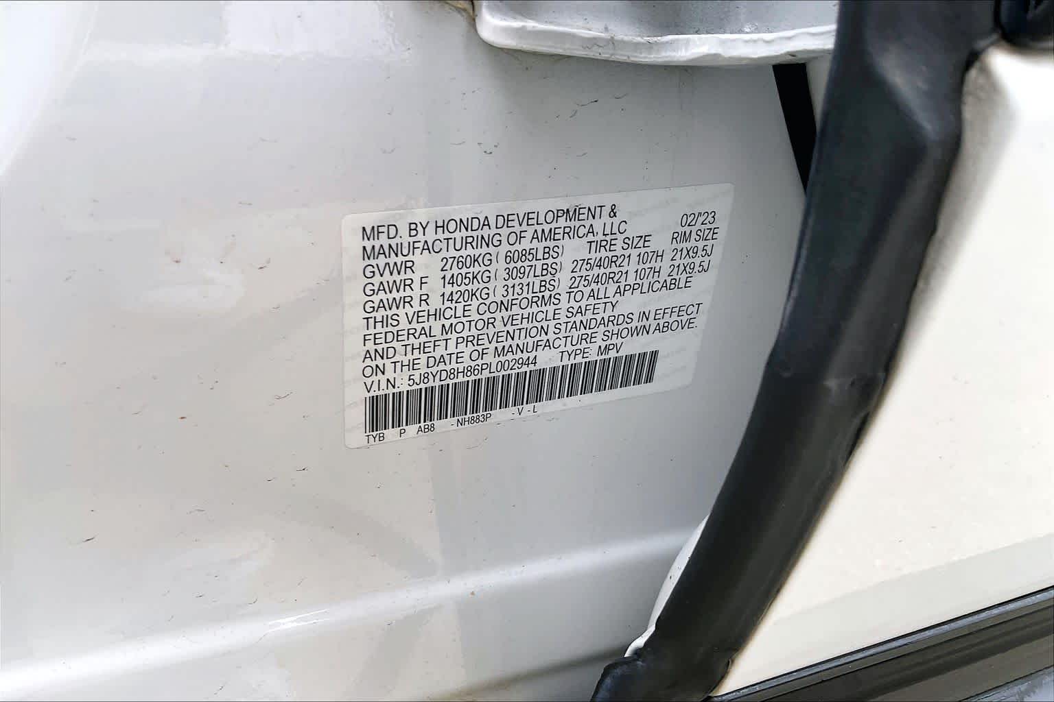 2023 Acura MDX Type S w/Advance Package Platinum White Pearl at Sterling McCall Acura