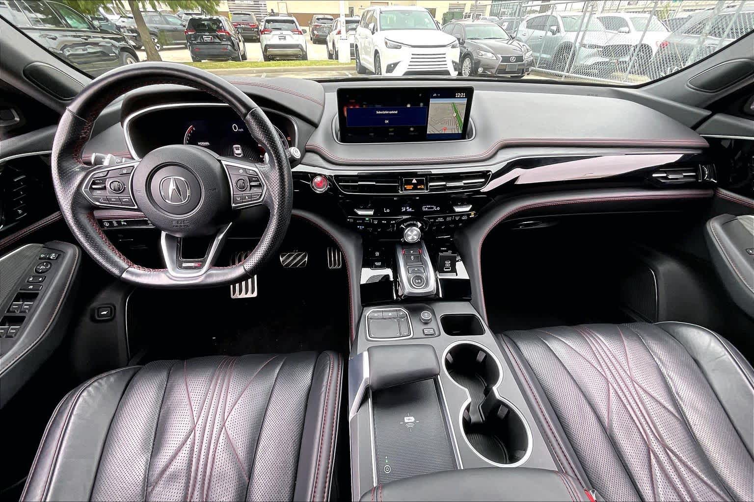 2023 Acura MDX Type S w/Advance Package Platinum White Pearl at Sterling McCall Acura