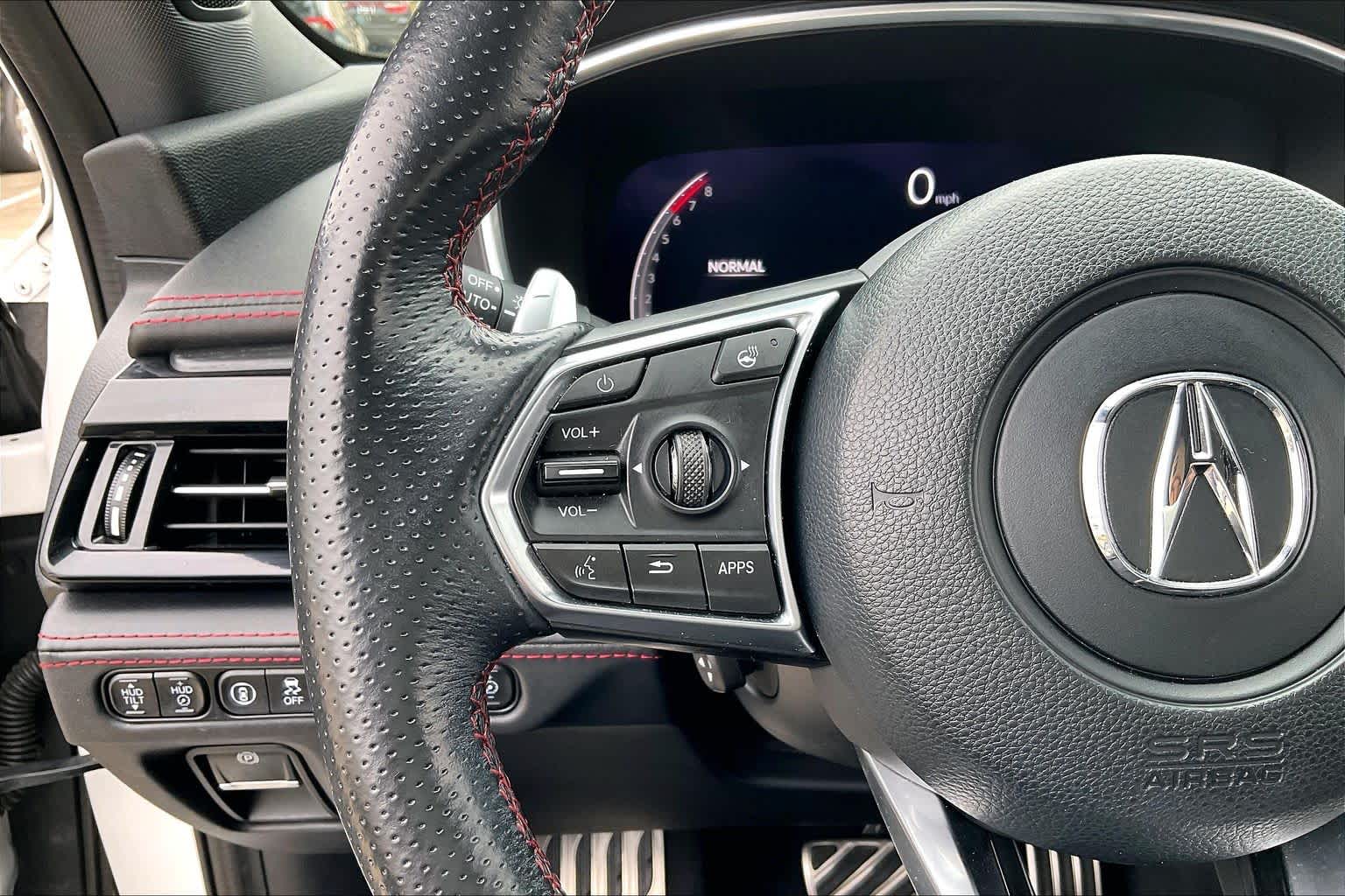 2023 Acura MDX Type S w/Advance Package Platinum White Pearl at Sterling McCall Acura