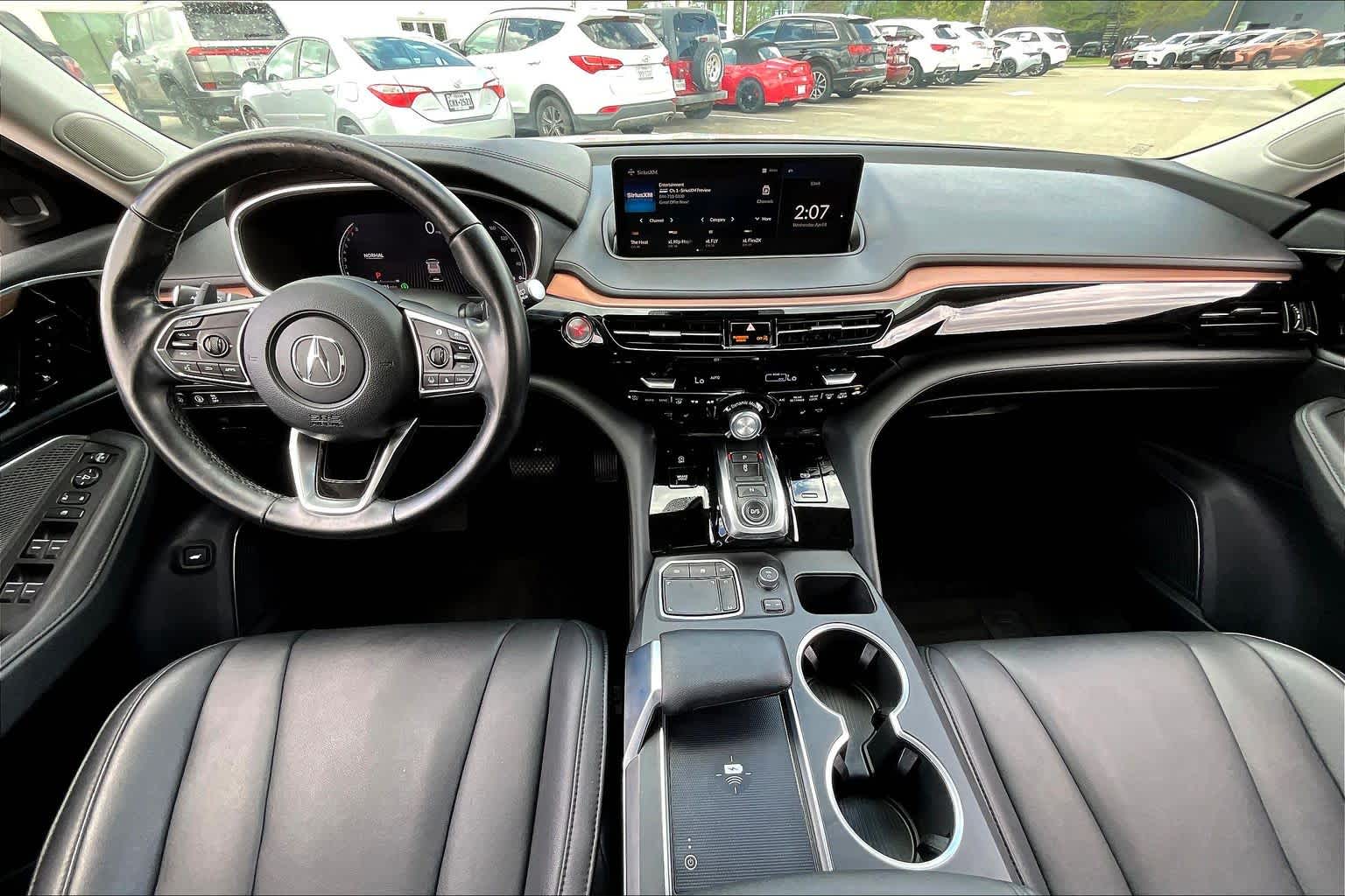 2022 Acura MDX  Platinum White Pearl at AutoNation Chrysler Jeep Dodge Ram Spring