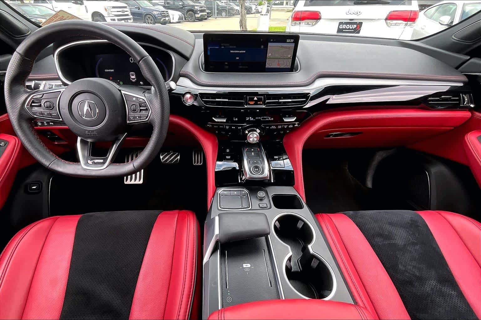 2024 Acura MDX w/A-Spec Package Apex Blue Pearl at AutoNation Chrysler Jeep Dodge Ram Spring
