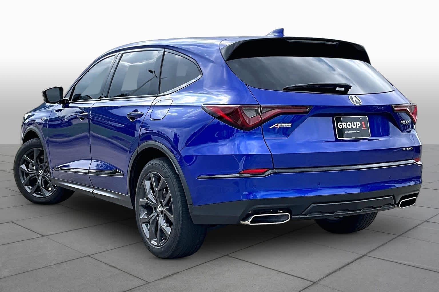 2024 Acura MDX w/A-Spec Package Apex Blue Pearl at AutoNation Chrysler Jeep Dodge Ram Spring