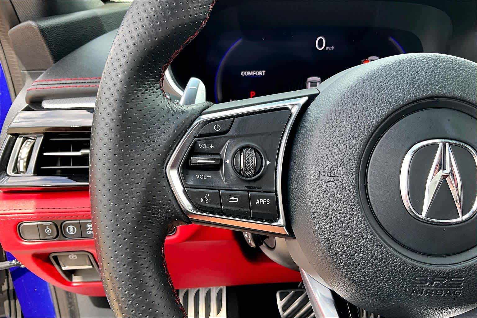 2024 Acura MDX w/A-Spec Package Apex Blue Pearl at AutoNation Chrysler Jeep Dodge Ram Spring