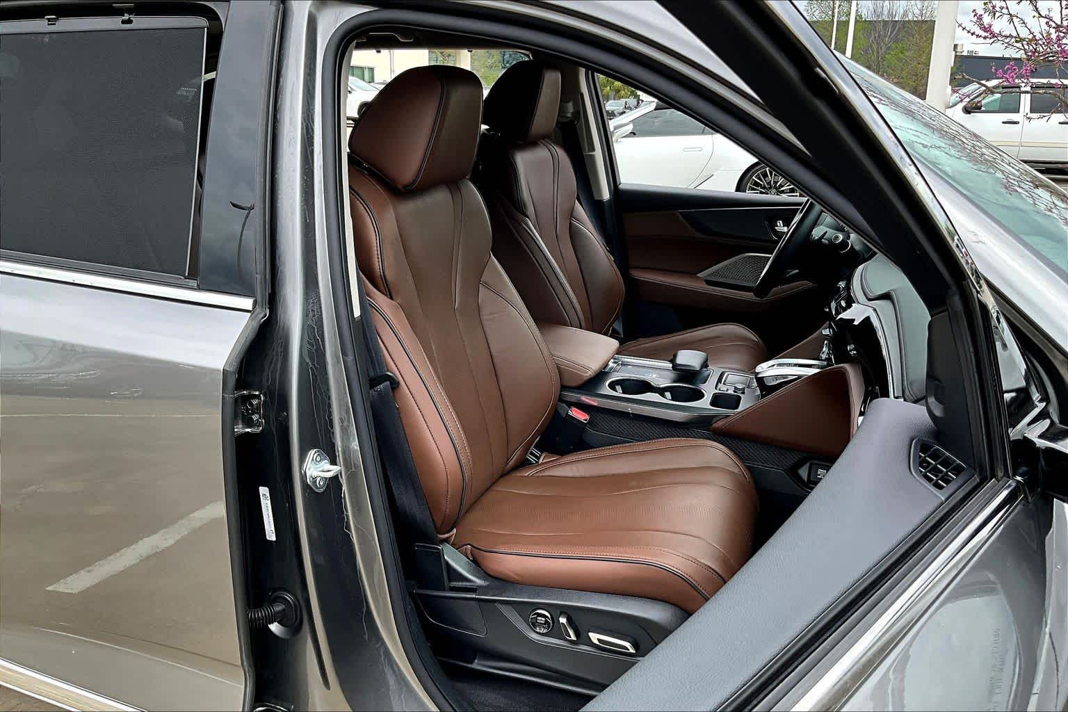 2023 Acura MDX w/Advance Package Liquid Carbon Metallic at AutoNation Chrysler Jeep Dodge Ram Spring