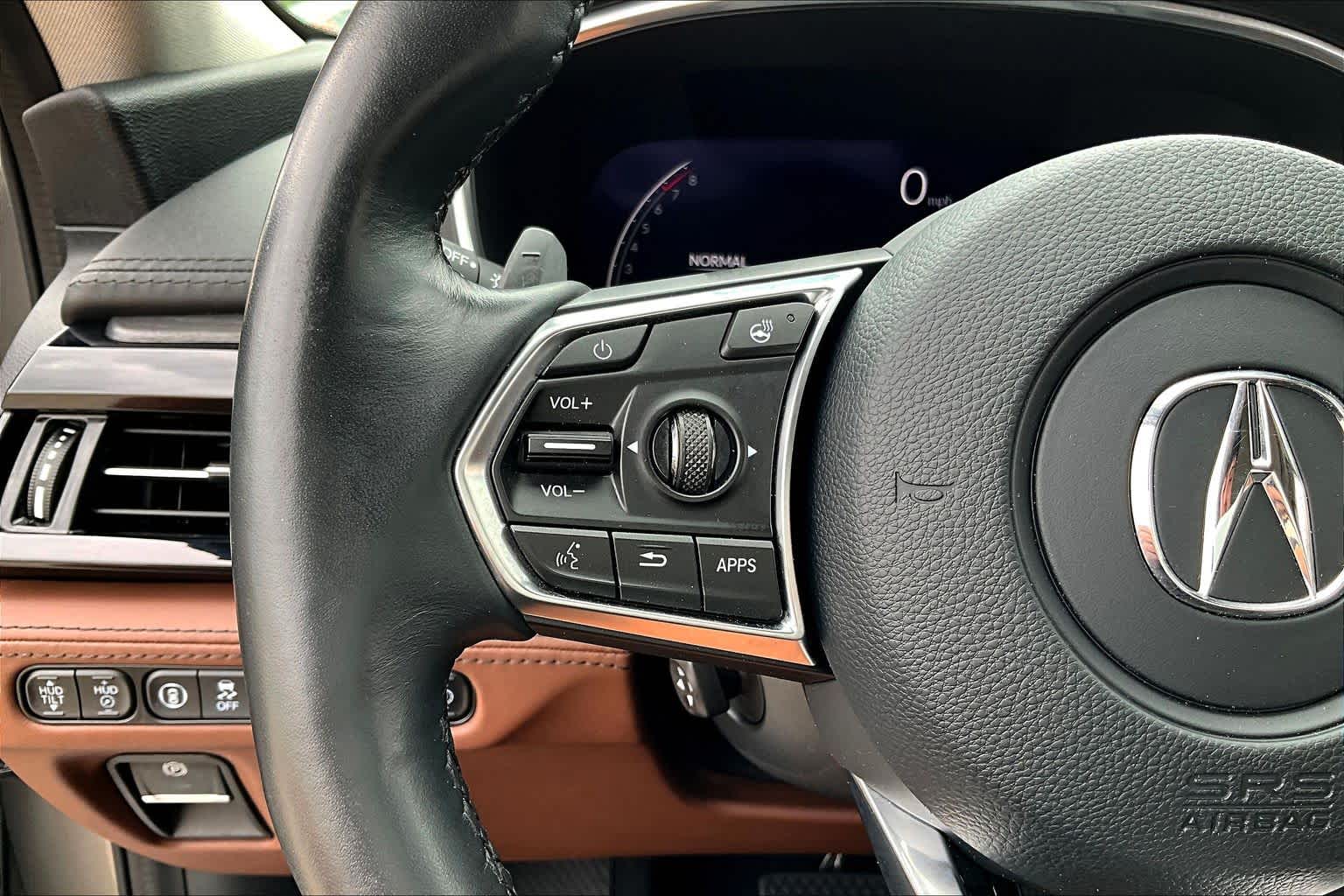 2023 Acura MDX w/Advance Package Liquid Carbon Metallic at AutoNation Chrysler Jeep Dodge Ram Spring