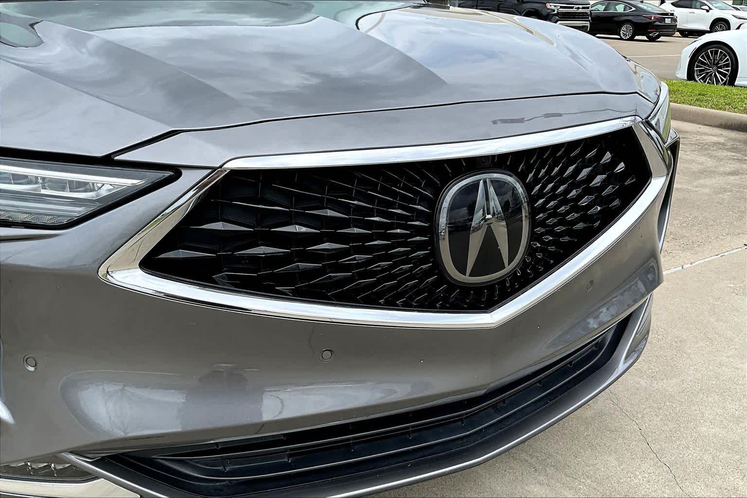 2023 Acura MDX w/Advance Package Liquid Carbon Metallic at AutoNation Chrysler Jeep Dodge Ram Spring