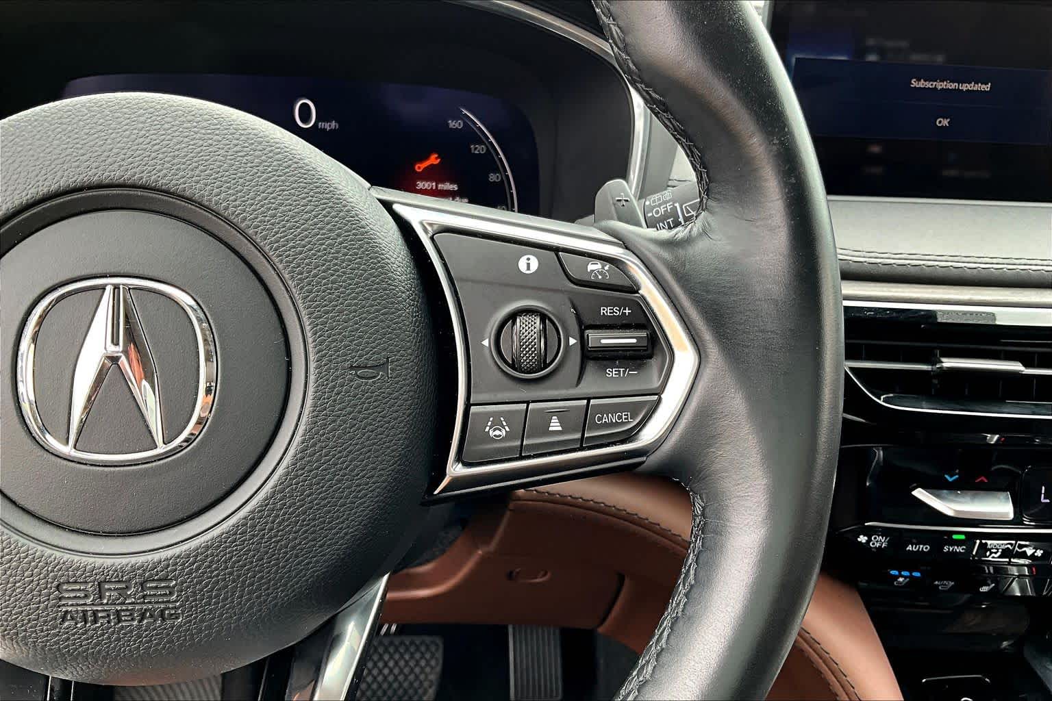 2023 Acura MDX w/Advance Package Liquid Carbon Metallic at AutoNation Chrysler Jeep Dodge Ram Spring