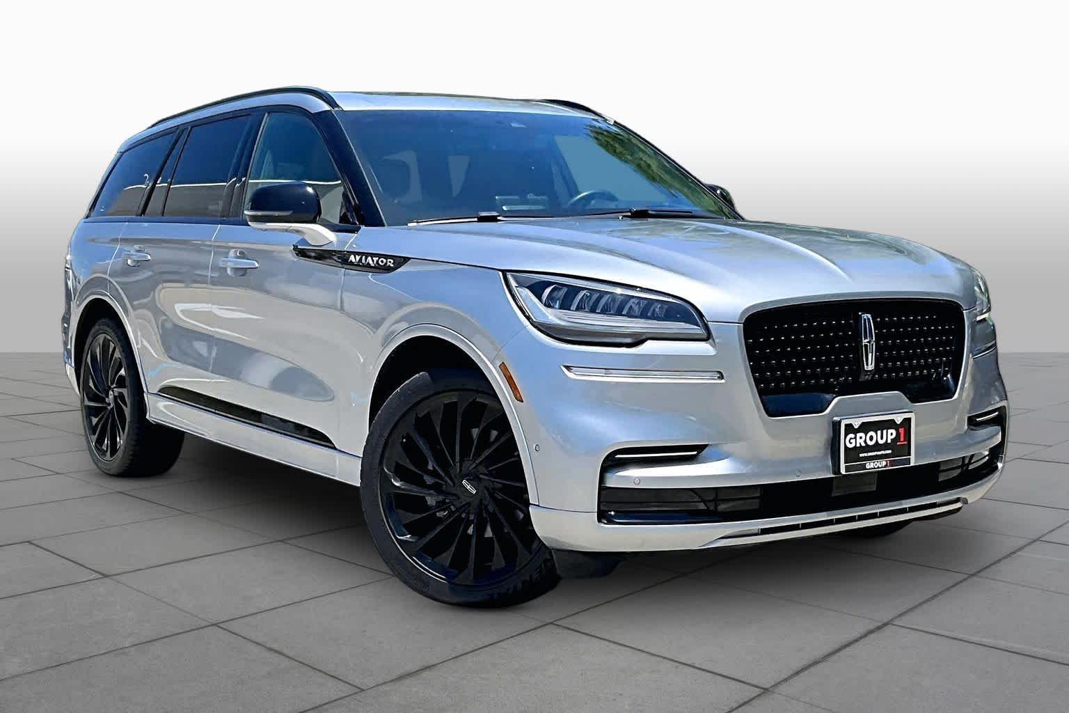 2023 Lincoln Aviator Reserve Silver Radiance Metallic Clearcoat at AutoNation USA Houston