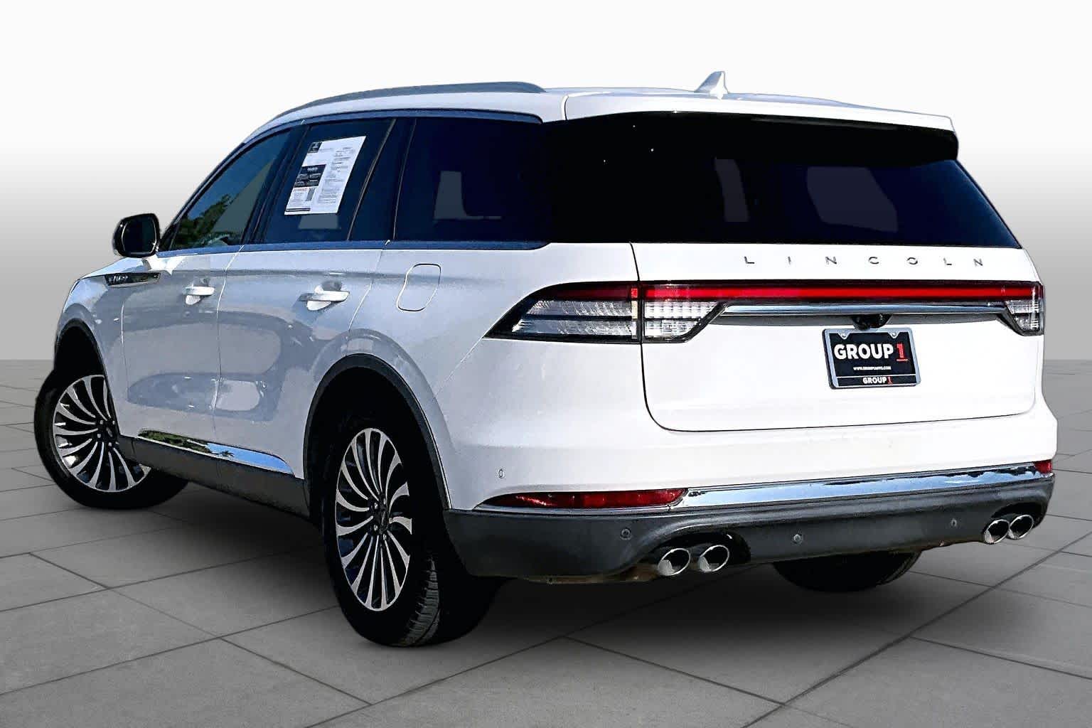 2020 Lincoln Aviator Reserve Pristine White Metallic Tri-Coat at Mercedes-Benz of Houston North