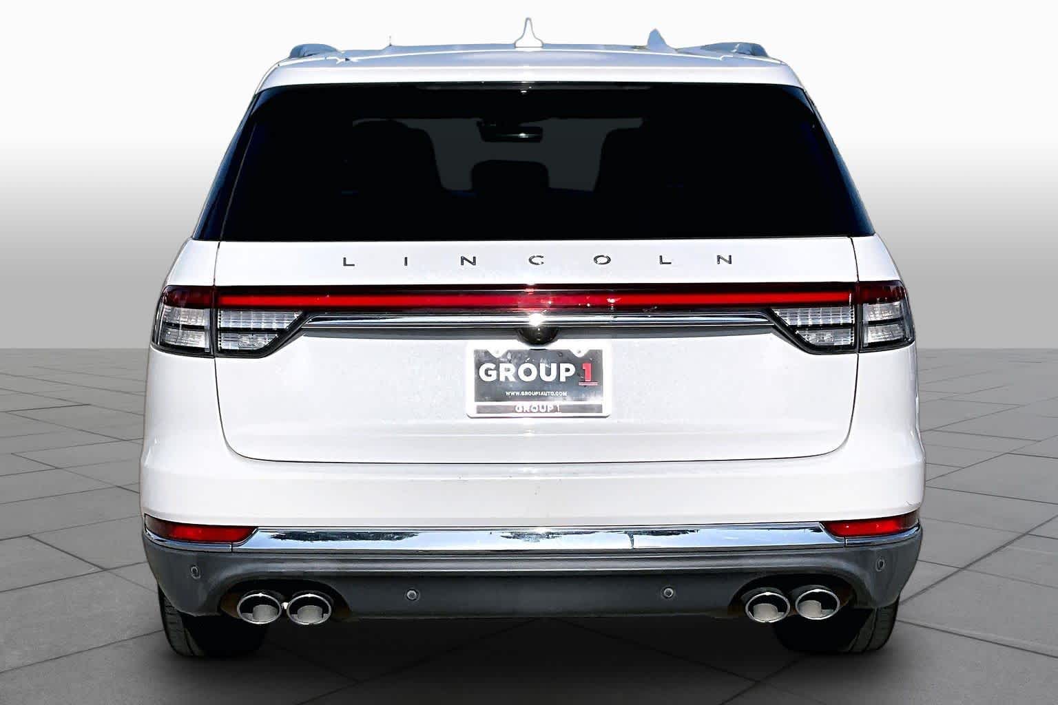 2020 Lincoln Aviator Reserve Pristine White Metallic Tri-Coat at Mercedes-Benz of Houston North